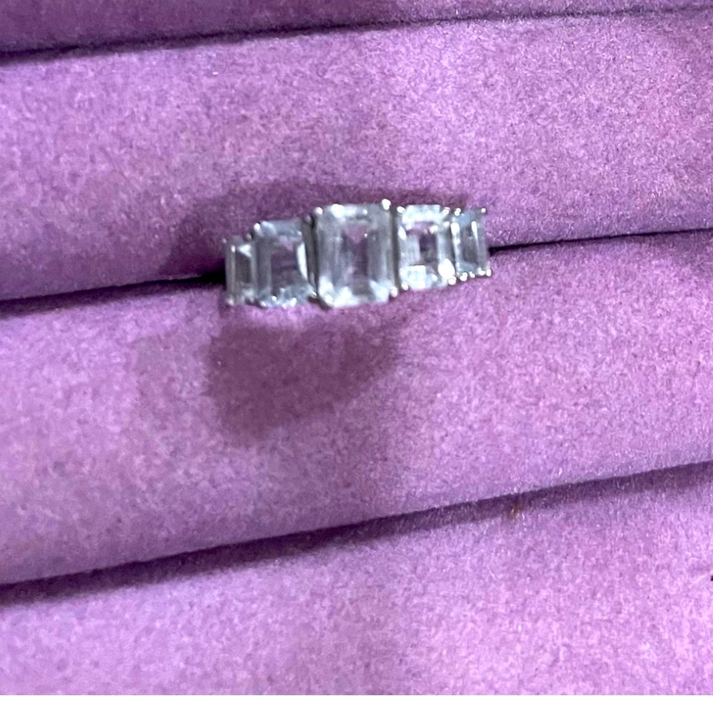 Size 7 topaz sterling ring